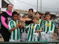 Entrega de trofeos. Cuarto clasificado