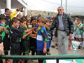 Entrega de trofeos. Tercer clasificado